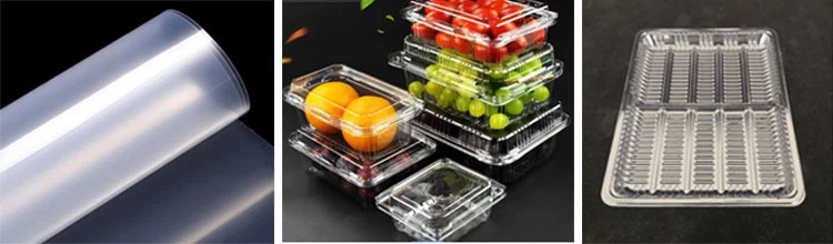 PET sheet thermoforming product PET sheet thermoforming product