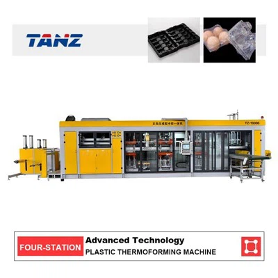 PET PP PS プラスチックブリスターマシン 4ステーションプラスチック熱成形機