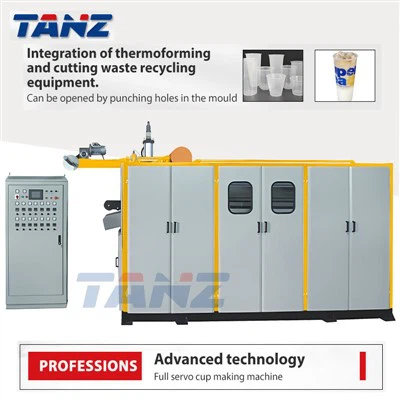 メーカー全自動油圧カップ製造機械、使い捨てPPボウル/ボックス成形機、プラスチックカップ製造機